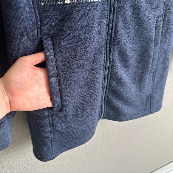 Burton Blue Print and Knit Long Jacket Small - Picture 4 of 12